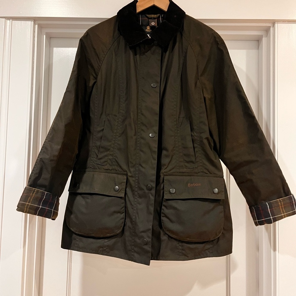 Barbour Women's Olive Waxed Jacket